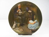 Knowles Norman Rockwell Collectors Plate Storyteller